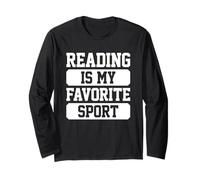 Reading Is My Favorite Sport Maglia a Manica