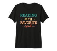 Reading Is My Favorite Sport Maglietta Premium