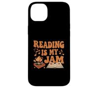 Reading Is My Jam Book Lover Groovy Music Notes Retro Custodia per iPhone 14 Plus