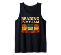 Reading Is My Jam Divertente Amante dei libri Insegnante di inglese Studente Canotta