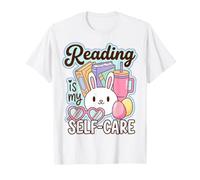 Reading Is My Self Care Book Lover Quote Maglietta