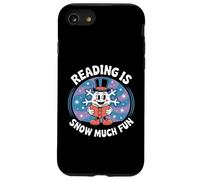 Reading Is Snow Much Fun Snowflake Book Lovers Tema invernale Custodia per iPhone SE (2020) / 7/8