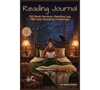 Reading Journal: 100 Book Reviews, Series Tracker, Reading Log, TBR Lists & Reading Challenges