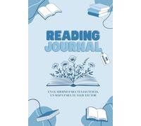 Reading Journal Blue: Cuaderno de lecturas | Diario de lecturas