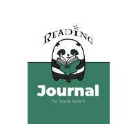 Reading journal for book lovers: Paperback Edition 6x9, Reading Log, 12-Month Planner, Daily Planner, Reading Challenge Tracker, Reading Panda Edition