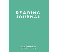 Reading Journal: Teal Softcover Book Tracker by schoolnest