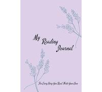 Reading Journal with 100 Book Reviews. Book Journal for Books Lovers & Readers Reading. Log Notebook Gift, A5, Lavender. Review and Track Your Reading.