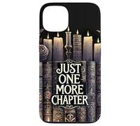 Reading Just One More Chapter Book Shelf Bookish Book Lover Custodia per iPhone 13