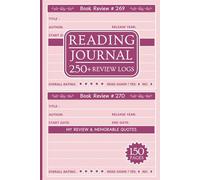 Reading Log Book Journal: Mega 250+ Reviews in this 150 Page Log for Women and All Book Lovers with Reading Goals, Wishlist's & Reading Challenges and more.