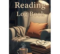 Reading Log Book: Large Print 8.5" x 11" Book Tracker Journal - 50 Pages to Record & Review Your Reading List for Book Clubs, Students, and Avid Readers