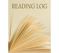 Reading Log: Gifts for Book Lovers / Reading Journal Softback Large (8" x 10") 120 Spacious Record Pages