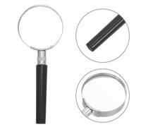Reading Magnifying Glass with Durable ABS Handle Black Lightweight Portable