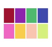 Reading Overlays, Colored Overlays, Visual Stress Reduction Strips, A4 Size Filter Aid, 8-Piece Set for Women, Men, Kids, Learning, Book Clarity, 11.69x8.27 Inches, PVC