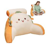 Reading Pillow - Bed Backrest Pillow - Bed Chair Pillow with Arms - Ideal for Sitting In Bed, Working On Laptop, Watching TV