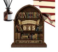 Reading Progress Board - Pannello di visualizzazione annuale per registri, ispirazione per scaffali con tracker scrivibile, funzione di costruzione delle abitudini visive, ideale per insegnanti