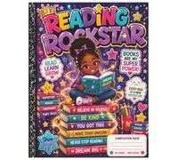 Reading Rockstar Composition Notebook: A Fun and Colorful Wide-Ruled Notebook for Kids Who Love Reading, Writing, Learning and Big Adventures