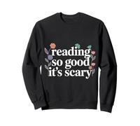 Reading So Good It's Scary Spooky Bookworm Reader |- Felpa