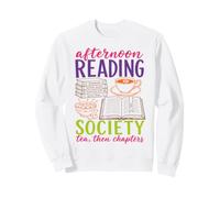 Reading Society Book Lover Afternoon Tea Bookish Reader Felpa