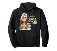 Reading under heavy supervision Felpa con Cappuccio