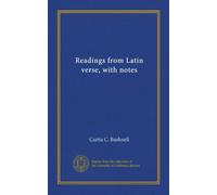 Readings from Latin verse, with notes