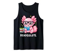 Readsolotl - Simpatico Axolotl per Leggere Libri e Libri Divertenti Canotta