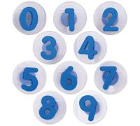 READY 2 LEARN Timbri giganti, numeri 0-9, set di 10 timbri in schiuma facili da tenere per bambini, timbri artistici e artigianali per espositori, poster, cartelli e progetti fai da te