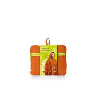 Ready Everyday Poncho Antipioggia, Impermeabile, Ripiegabile, Unisex (IT, Testo, L, Regular, Regular, Arancione)