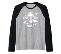 Ready for Travel My Therapy Summer Mode Vacation Cruise Trip Maglia con Maniche Raglan