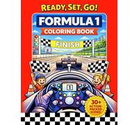 Ready, Set, Go! Ultimate Racing Coloring Book: Race into Action with Fast Cars, Drivers & Tracks | 30 Fun Coloring Pages for Kids Ages 4-8