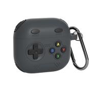 Ready Shell Companion, custodia per controller retrò per auricolari, tasca pulita, custodia per il trasporto, design superiore allegato copertura di ricarica per auricolari retrò console shell tasca