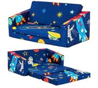 Ready Steady Bed Divano Letto per bambino Seduta Pieghevole per Cameretta Seduta Portatile per Giocare Divano Letto Convertibile Stampato Ragazzo Spaziale