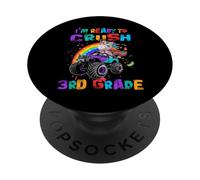 Ready To Crush 3rd Grade Unicorn Monster Truck Back School PopSockets PopGrip Adesivo
