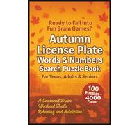 Ready To Fall Into Fun Brain Games? Autumn License Plate Word & Number Search Puzzle Book: Brain Games Large Print For Teens, Adults & Seniors | 4000 ... Trucks | Gift For Christmas & Birthday