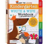 Ready to Learn: Kindergarten Write and Wipe Workbook (Anello, filo)
