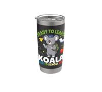 Ready To Learn Koala Back To School 2026 Studente Ragazzi Ragazze Bicchiere termico in acciaio inox doppia parete