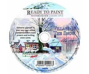 Ready to Paint Watercolour Landscapes Village in The Snow Dvd with Terry Harrison