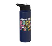 Ready To Rock Kindergarten Back To School Stainless Steel Insulated Water Bottle