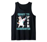 Ready To Rock Kindergarten Unicorn, Fantastica Attrezzatura per Il rientro a Scuola Canotta