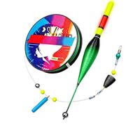 Ready-to Use Fishing Line & Bobber Set - Pre-ied High-Visibility Float Rig - Sensitive Slip Float Kit for & Saltwater - Portable Fishing Gear for Kayak, Boat & Bank - 18 cm