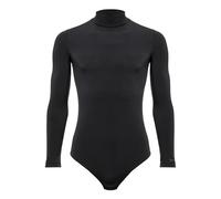 Ready4Dance® Body da Ballo Bambino con Collo Lupetto | Da 6 a 16 Anni | Chiusura a 3 Bottoni Inferiore | Made in Italy | Tessuto Tecnico Traspirante, Nero 10 Anni