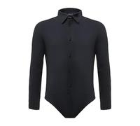 Ready4Dance Camicia Body Tecnica da Danza per Bambini e Ragazzi 6-16 Anni - Eleganza e Libertà in Pista - Made in Italy (05 NERO, 8 anni)