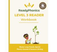 ReadyPhonics Level 3 Reader Workbook: Master Long Vowels, Digraphs & Sentence Writing with Systematic Phonics for 2nd Grade & Reading Intervention for 3rd-4th Grade