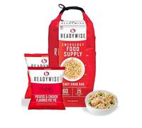 ReadyWise, 60 porzioni, Colazione, Pranzo e Cena, Grab & Go Dry-Bag, Liofilizzato, Fino a 25 anni di durata, Cibo d’emergenza, 7 giorni per 1 persona, Cibo per 1 settimana