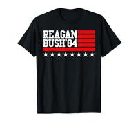 Reagan Bush '84 Dono politico repubblicano vintage Maglietta