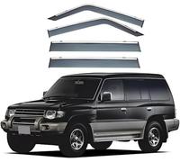 REAGAR Deflettori Auto per Mitsubishi Pajero V31-V46 MK2-V20 1992-1998, Antivento, Antipioggia Deflettore Frangivento Deflettori Aria Visiera Auto Accessori