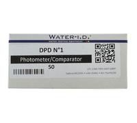 Reagente di prova dell'acqua per PoolLab 1.0 & 2.0 - DPD n. 1 per la misurazione del cloro libero (0,0-8,0 mg/l). Analisi accurata della piscina e dell'acqua termale. Durata: 2 anni. (TbsPD150)