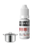 Reagente per test rapidi | Liquido per test in acciaio inossidabile | Tet acido per l'identificazione 'acciaio inossidabile (modelli 200, 201, 202, 301, 304/316) - Agente di analisi da 12 ml per