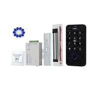 ReaIOKbii Tuya tastierino numerico Apriporta Sistema di controllo accessi Kit Impronta digitale Biometrico NFC Portachiavi lettore RFID Impermeabile 180 kg/350 libbre Serratura magnetica elettrica