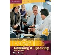 Real 4 Listening and Speaking with Answers + CD [Lingua inglese]