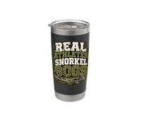 Real Athletes Snorkel Bogs lo snorkeling nelle paludi Bicchiere termico in acciaio inox doppia parete